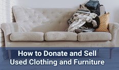 日本で古着や古家具を寄付、販売する方法